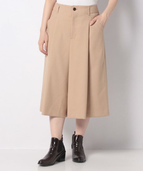 レーヨンツイルキュロットパンツ