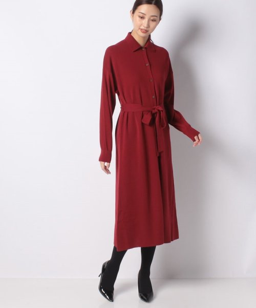 セール ウールシャツ衿2wayワンピース アナイ Anayi D Fashion セール ウールシャツ衿2wayワンピース アナイ Anayi D Fashion