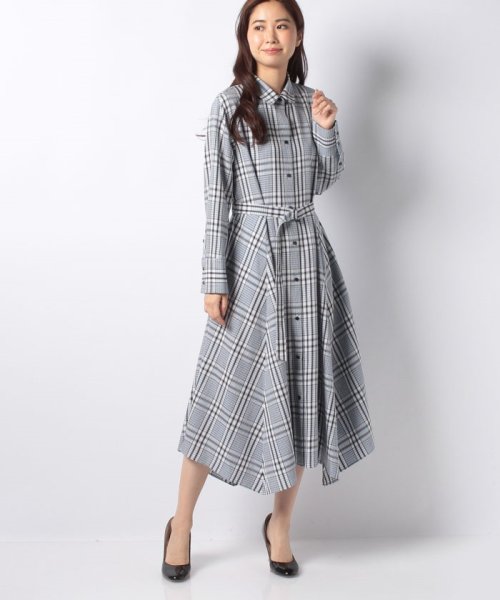 セール チェックハンカーチーフヘムシャツワンピース アナイ Anayi D Fashion セール チェックハンカーチーフヘムシャツワンピース アナイ Anayi D Fashion