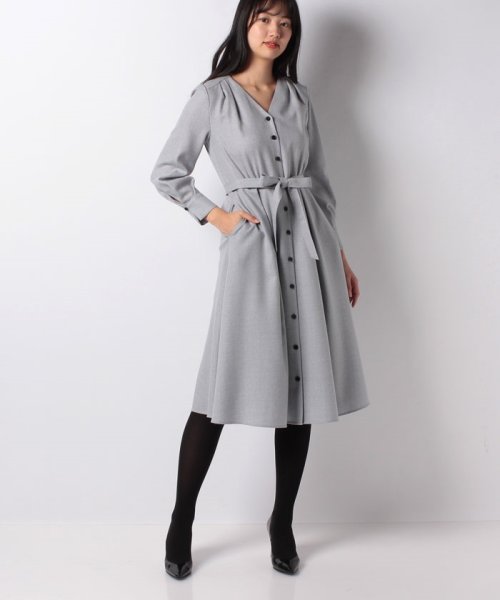 セール 50 Off ウールジョーゼットvネックワンピース アナイ Anayi D Fashion