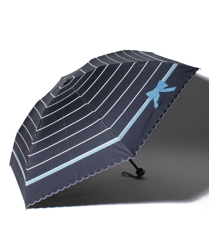 雨傘】ランバン オン ブルー (LANVIN en Bleu) ボーダー レース