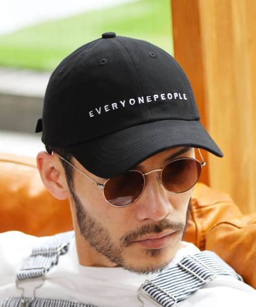 Everyonepeople 刺繍キャップ キャップ メンズ 帽子 ブランド つば 男性用 Cap ジギーズショップ Jiggys Shop D Fashion