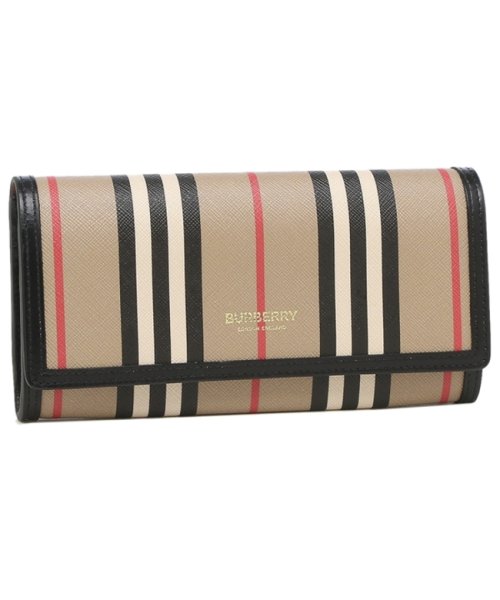 セール 16 Off バーバリー 長財布 レディース アイコン ストライプ Icon Stripe Continental Wallet Burberry 026 バーバリー Burberry D Fashion