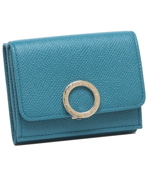 セール ブルガリ 三つ折り財布 ブルガリブルガリ ブルー レディース Bvlgari 2979 ブルガリ Bvlgari D Fashion