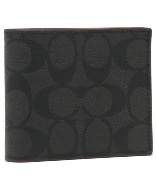 セール コーチ 折財布 アウトレット メンズ Coach F N3a ブラック ボルドー コーチ Coach D Fashion