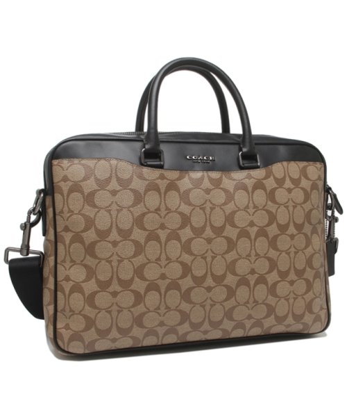 コーチ ブリーフケース ショルダーバッグ アウトレット シグネチャーキャンバス ビジネスバッグ カーキブラウン メンズ Coach F Qbtn2 A コーチ Coach D Fashion コーチ ブリーフケース ショルダーバッグ アウトレット シグネチャーキャンバス ビジネスバッグ カーキブラウン メンズ Coach F Qbtn2 A コーチ Coach D Fashion