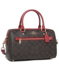 COACH/コーチ ハンドバッグ ショルダーバッグ アウトレット レディース COACH 83607 IMRVQ ブラウン レッド/503869303