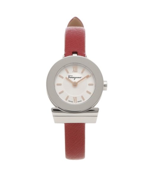 クーポン セール 71 Off フェラガモ 時計 レディース ガンチーニ 22mm クォーツ ホワイトパール レッド Salvatore Ferragamo Sf サルヴァトーレ フェラガモ Salvatore Ferragamo D Fashion