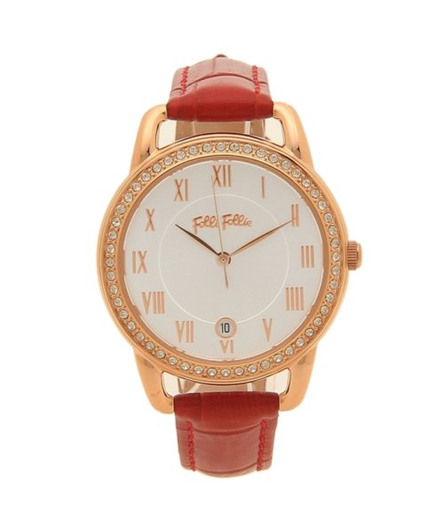フォリフォリ 腕時計 レディース Folli Follie Wf17b016sds Re レッド シルバー フォリフォリ Folli Follie D Fashion フォリフォリ 腕時計 レディース Folli Follie Wf17b016sds Re レッド シルバー フォリフォリ Folli Follie D Fashion