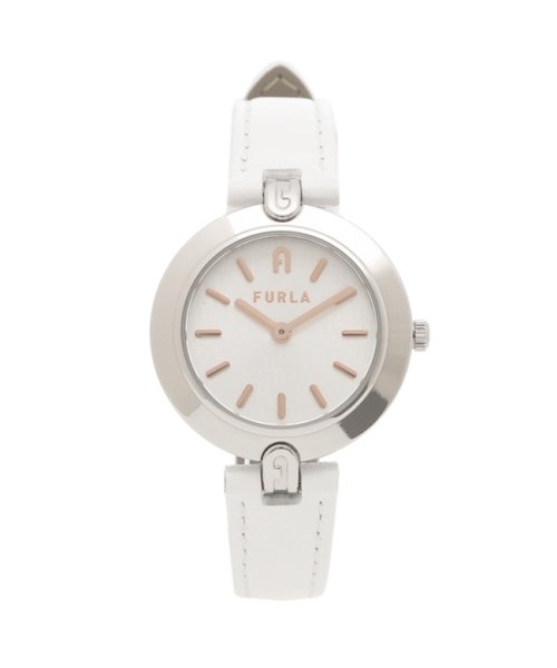 フルラ 時計 レディース ロゴ リンクス 28mm クォーツ シルバー ホワイト Furla Wwl1 フルラ Furla D Fashion