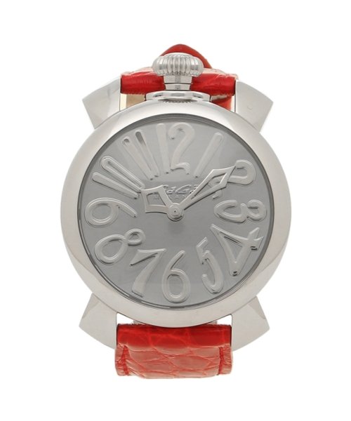 ガガミラノ 腕時計 メンズ レディース Gaga Milano 52 Mir 01 Red シルバー レッド ガガミラノ Gaga Milano D Fashion ガガミラノ 腕時計 メンズ レディース Gaga Milano 52 Mir 01 Red シルバー レッド ガガミラノ Gaga Milano D Fashion