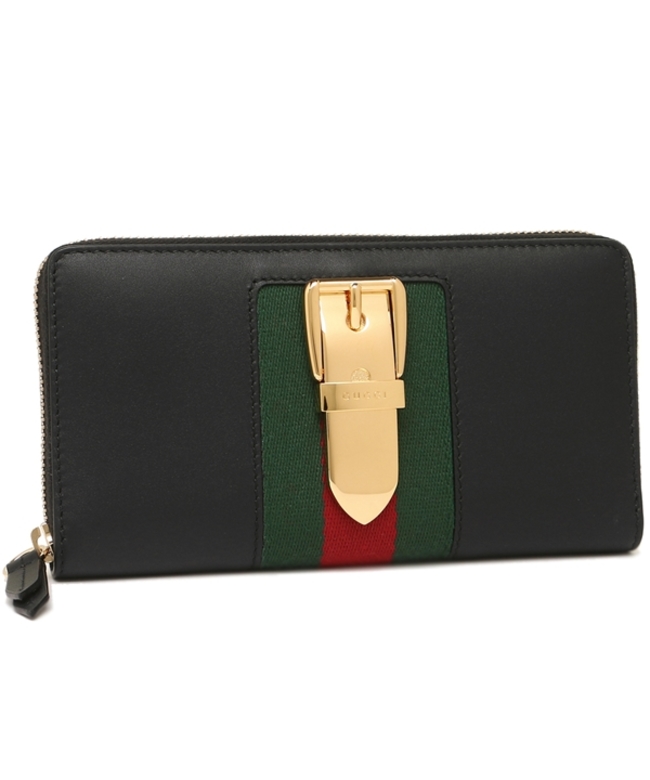グッチ 長財布 レディース GUCCI 476083 CWLSG 1060 ブラック マルチ ...