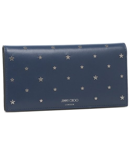 ジミーチュウ 長財布 メンズ クーパー スタースタッズ Jimmy Choo Cooper Ysn ネイビー ジミーチュウ Jimmy Choo D Fashion