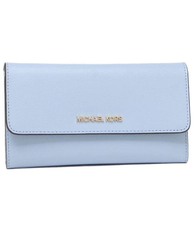 店舗良い パウダーブルー 財布 マイケルコース KORS MICHAEL 新品未使用 - 長財布
