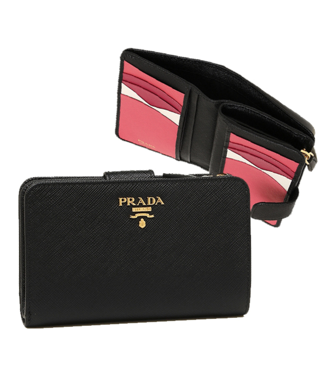 プラダ(PRADA) 1ml225 レディース二つ折り財布 | 通販・人気ランキング ...