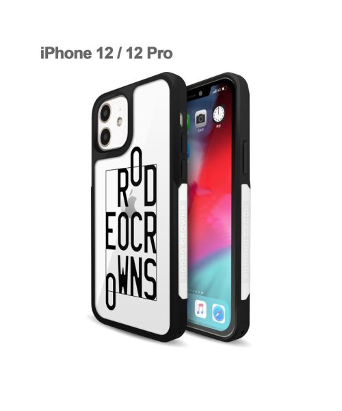 Iphone ケース Iphone12 Iphone12pro ロデオクラウンズ Rodeocrowns サイドオーナメントケース ブロックロゴ エムファクトリー Mーfactory D Fashion