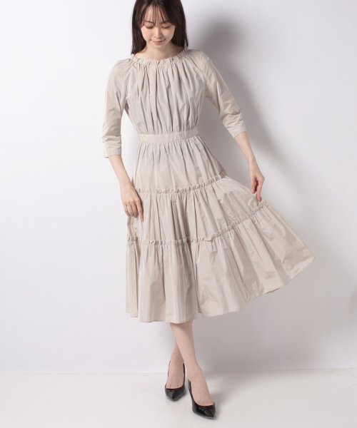 セール 60 Off タフタティアードワンピース アナイ Anayi D Fashion セール 60 Off タフタティアードワンピース アナイ Anayi D Fashion