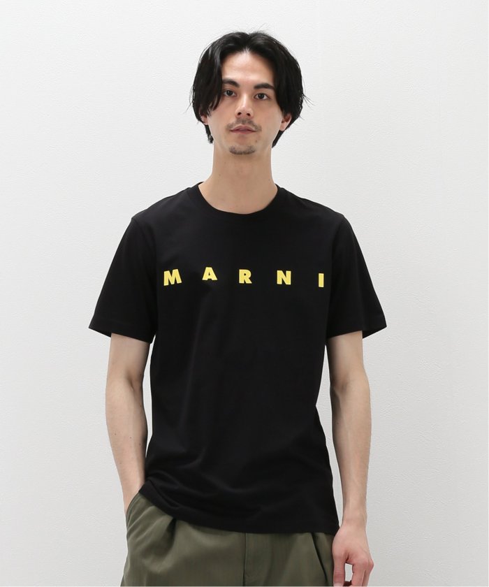 新品本物】 Marni ロゴ Tシャツ - Tシャツ(半袖/袖なし)
