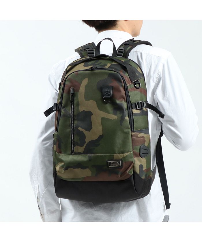 極美品★AVIREX SOLID★アサルト バックパック★リュック★黒★25L AVIREX アヴィレックス SOLID ソリッド アサルトデイパック 25L