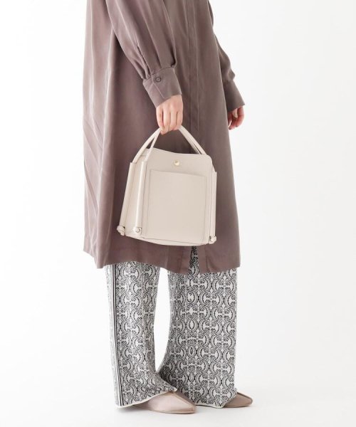 エコレザースクエア2wayミドルトートバッグ オペークドットクリップ Opaque Clip D Fashion エコレザースクエア2wayミドルトートバッグ オペークドットクリップ Opaque Clip D Fashion