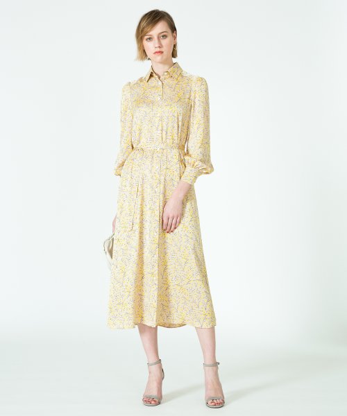 セール 50 Off サテンジャガードミモザパフスリーブワンピース アルアバイル Allureville D Fashion セール 50 Off サテンジャガードミモザパフスリーブワンピース アルアバイル Allureville D Fashion