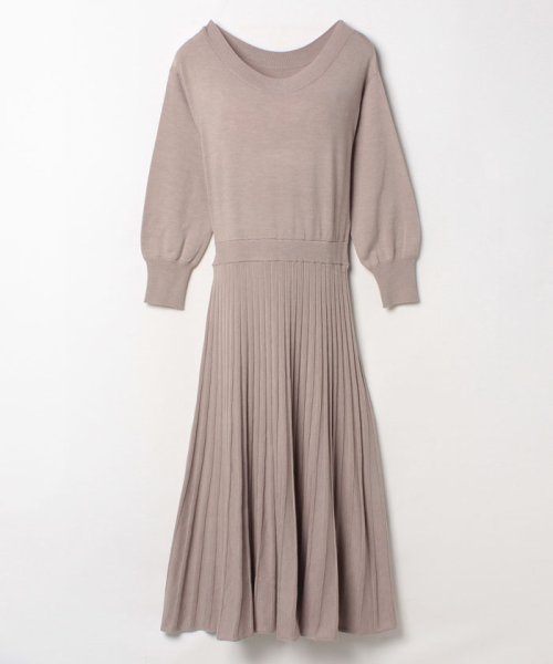 セール プリーツコンビフィットフレアワンピース アルアバイル Allureville D Fashion セール プリーツコンビフィットフレアワンピース アルアバイル Allureville D Fashion