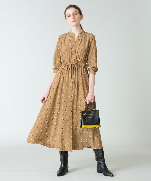 セール 50 Off キカドットプリントワンピース アルアバイル Allureville D Fashion