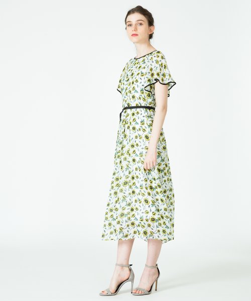 セール 50 Off フルッターフラワープリントワンピース アルアバイル Allureville D Fashion セール 50 Off フルッターフラワープリントワンピース アルアバイル Allureville D Fashion
