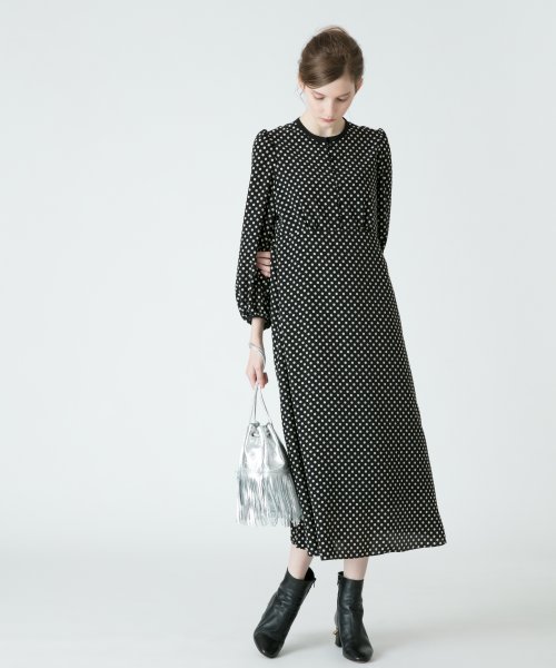 Loulou Willoughby デシンドットナローワンピース アルアバイル Allureville D Fashion Loulou Willoughby デシンドットナローワンピース アルアバイル Allureville D Fashion