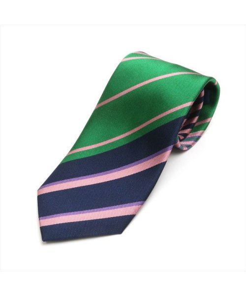 ネクタイ 絹100 グリーン ピンク系 ストライプ柄 ビジネス フォーマル Tokyo Shirts Tokyo Shirts D Fashion ネクタイ 絹100 グリーン ピンク系 ストライプ柄 ビジネス フォーマル Tokyo Shirts Tokyo Shirts D Fashion