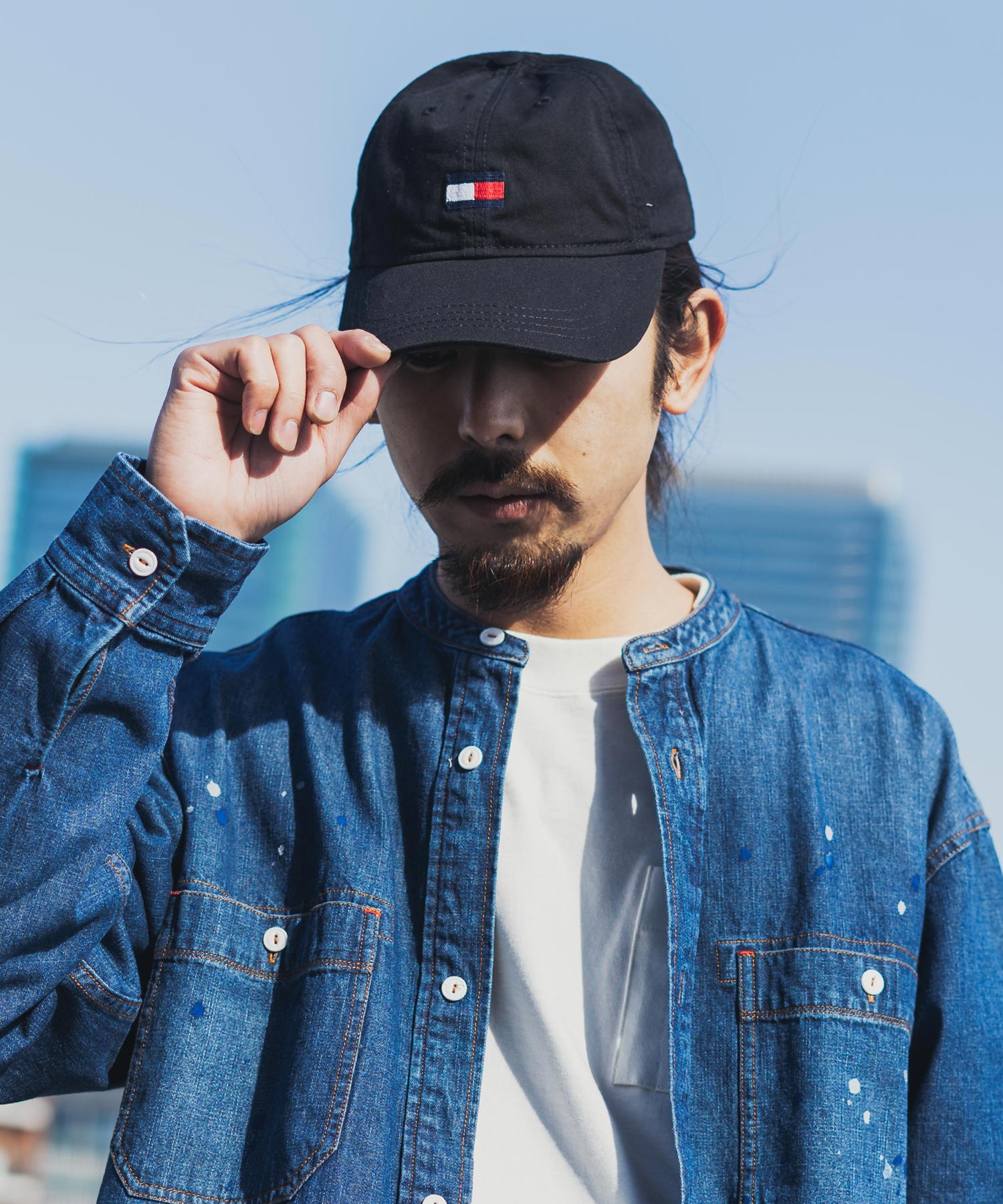 TOMMY HILFIGER トミーヒルフィガー 帽子 ベースボール ローキャップ ...