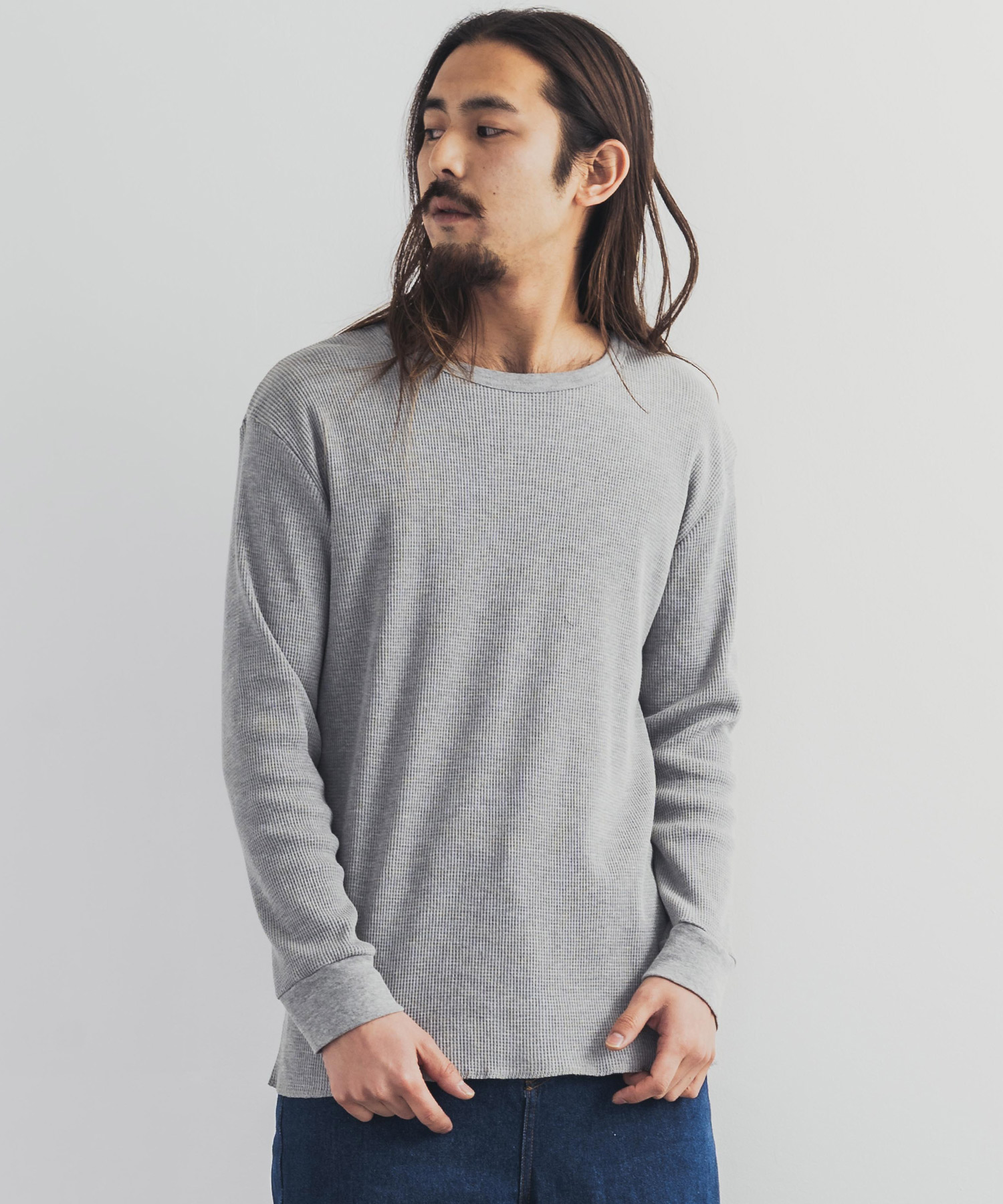 ロッキーモンロー Rocky Monroe Tシャツ ワッフル サーマル