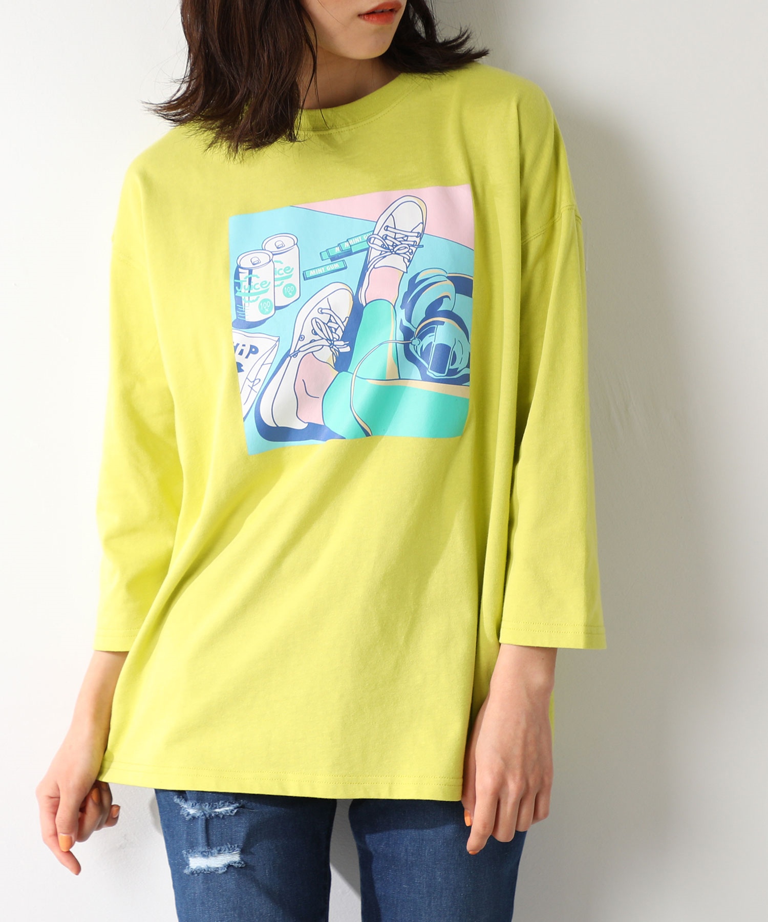 セール】イラストプリントTシャツ(503882212) | ハニーズ(Honeys) - d セール】イラストプリントTシャツ(503882212) | ハニーズ(Honeys) - d