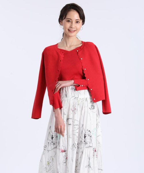 クーポン セール 60 Off 大きいサイズ スカラップカーディガン Maglie Par Ef De エフデ Ef De D Fashion クーポン セール 60 Off 大きいサイズ スカラップカーディガン Maglie Par Ef De エフデ Ef De D Fashion