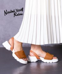 Noubel Voug Relax/オトナスポーツミックスバックベルトクッションサンダル/503862831