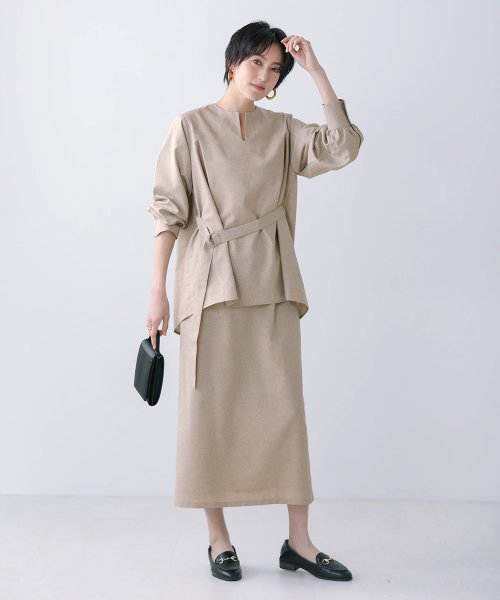 セール 50 Off これ１つできちんと感 ブラウス タイトスカートセットアップ セレモニーにもおすすめ ブージュルード Bou Jeloud D Fashion