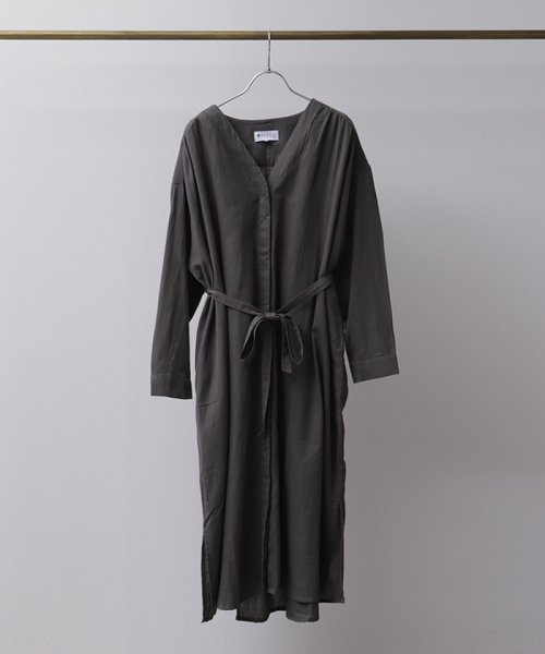 セール 40 Off 綿麻ギャザー長袖ワンピース ジャイロ Jayro D Fashion