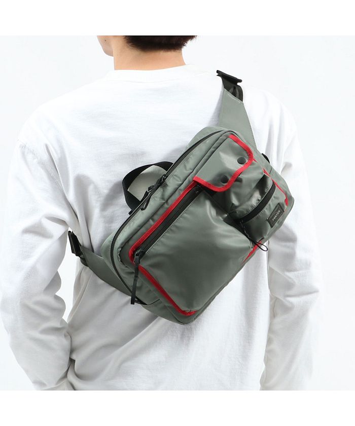 ポーター PORTER ポーター コンパート ウエストバッグ 538ー ポーター PORTER ポーター コンパート ウエストバッグ 538ー