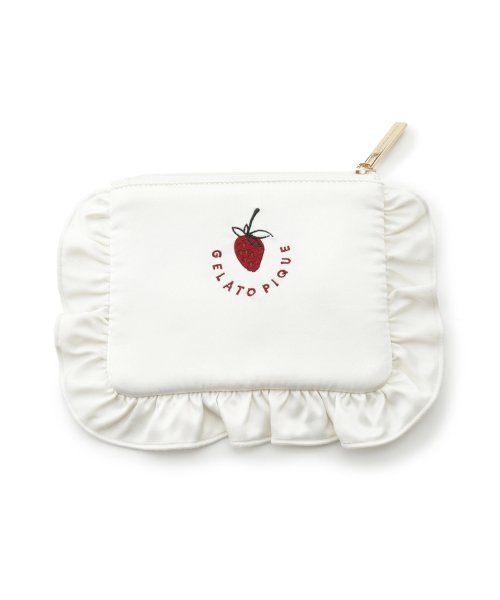 ストロベリー刺繍ティッシュポーチ Gelato Pique Gelato Pique D Fashion ストロベリー刺繍ティッシュポーチ Gelato Pique Gelato Pique D Fashion