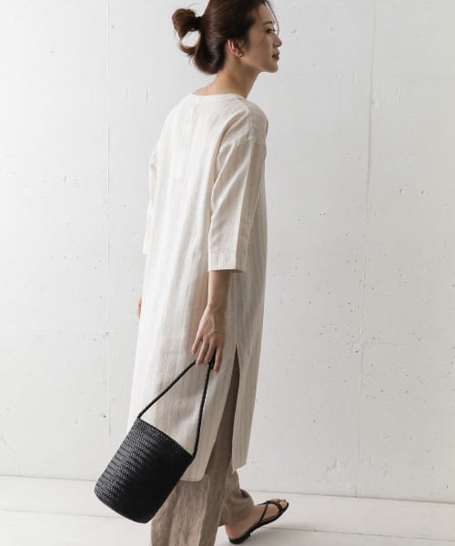 セール Doors ナチュラルストライプカフタンワンピース アーバンリサーチ アウトレット Urban Research Outlet D Fashion