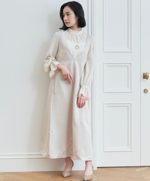 セール 50 Off ダブルサテンジャンパースカートワンピース アナイ Anayi D Fashion