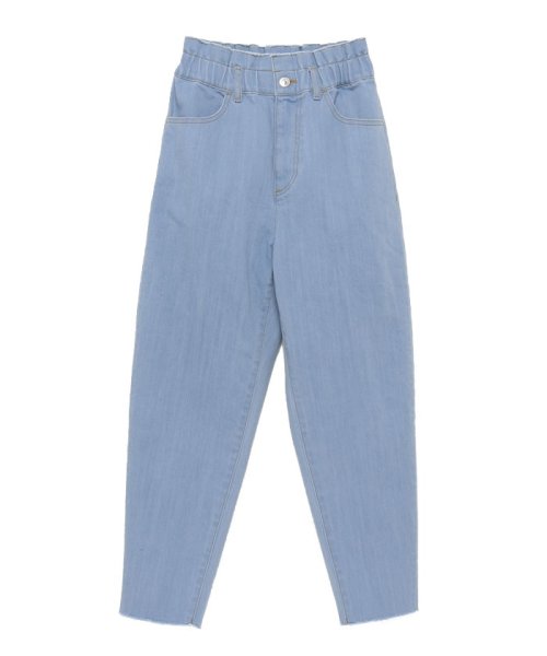 セール 50 Off ハイウエストテーパードデニム アルアバイル Allureville D Fashion