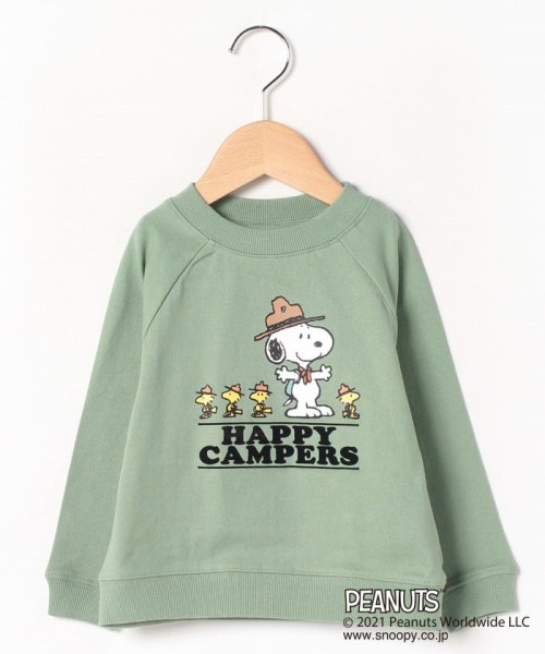 セール Peanutsコラボ キャンパースヌーピートレーナー プティマイン Petit Main D Fashion