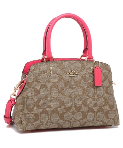 コーチ ハンドバッグ ショルダーバッグ アウトレット シグネチャー ミニサイズ ベージュ ピンク レディース Coach Imqou コーチ Coach D Fashion コーチ ハンドバッグ ショルダーバッグ アウトレット シグネチャー ミニサイズ ベージュ ピンク レディース Coach Imqou コーチ Coach D Fashion