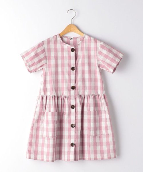 セール 40 Off ブロックチェックフロントボタンワンピース グリーンレーベルリラクシング キッズ Green Label Relaxing Kids D Fashion セール 40 Off ブロックチェックフロントボタンワンピース グリーンレーベルリラクシング キッズ Green Label Relaxing Kids D Fashion