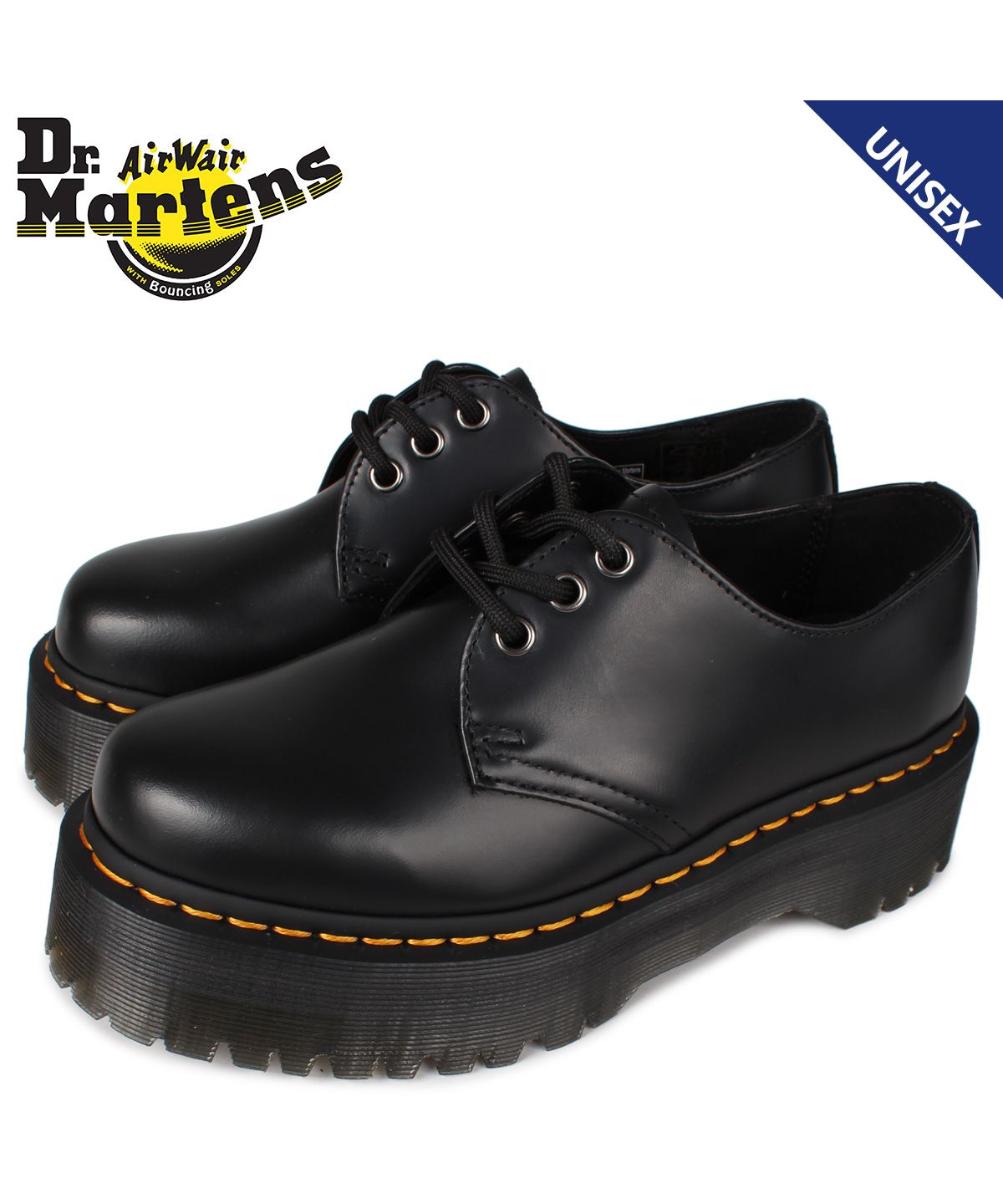 【未使用に近い】Dr.Martens ドクターマーチン 1461 QUAD 厚底