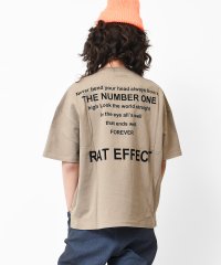 RAT EFFECT/バックナロープリントビッグTシャツ/503901848