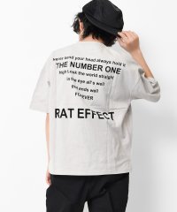 RAT EFFECT/ラット エフェクト RAT EFFECT バックナロープリントビッグTシャツ/503901848