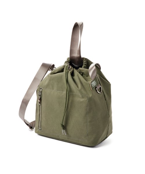 アッソブ ショルダーバッグ ショルダーポーチ メンズ レディース 斜めがけ かっこいい 巾着 As2ov Shrink Nylon アッソブ As2ov D Fashion