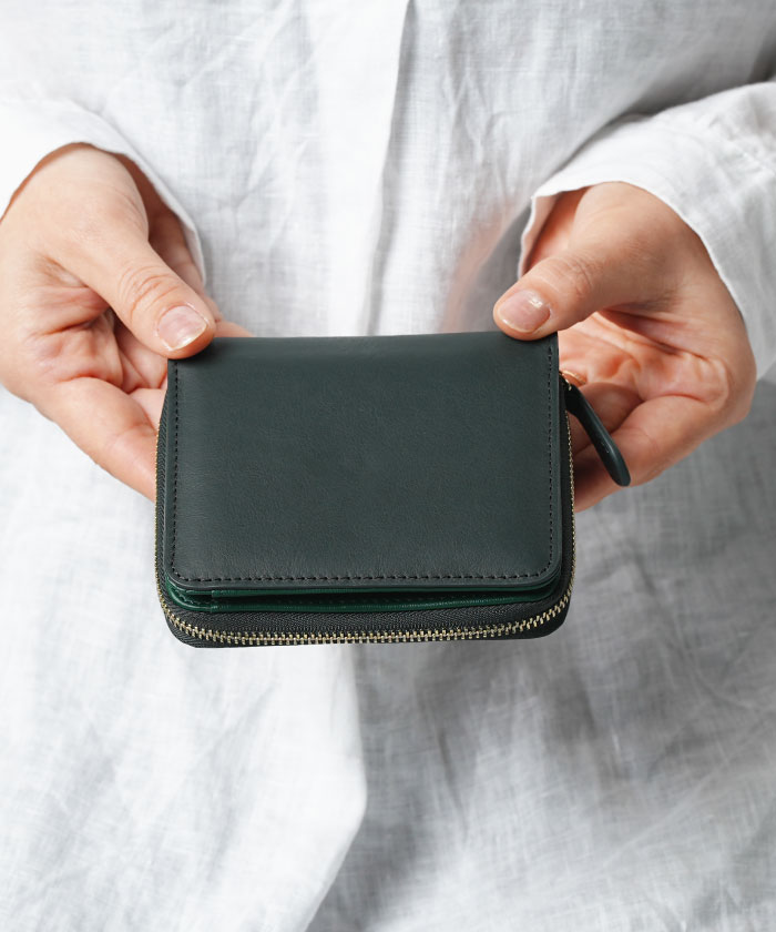 MURA イタリアンレザー　二つ折り財布 クーポン】【セール 41%OFF】MURA ミニ財布 財布 二つ折り